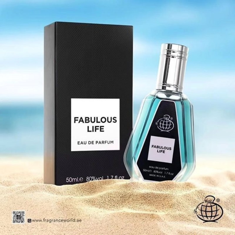عطر 50 میل فراگرانس ورد فبیولوس لایف  Fragrance World Fabulous Life