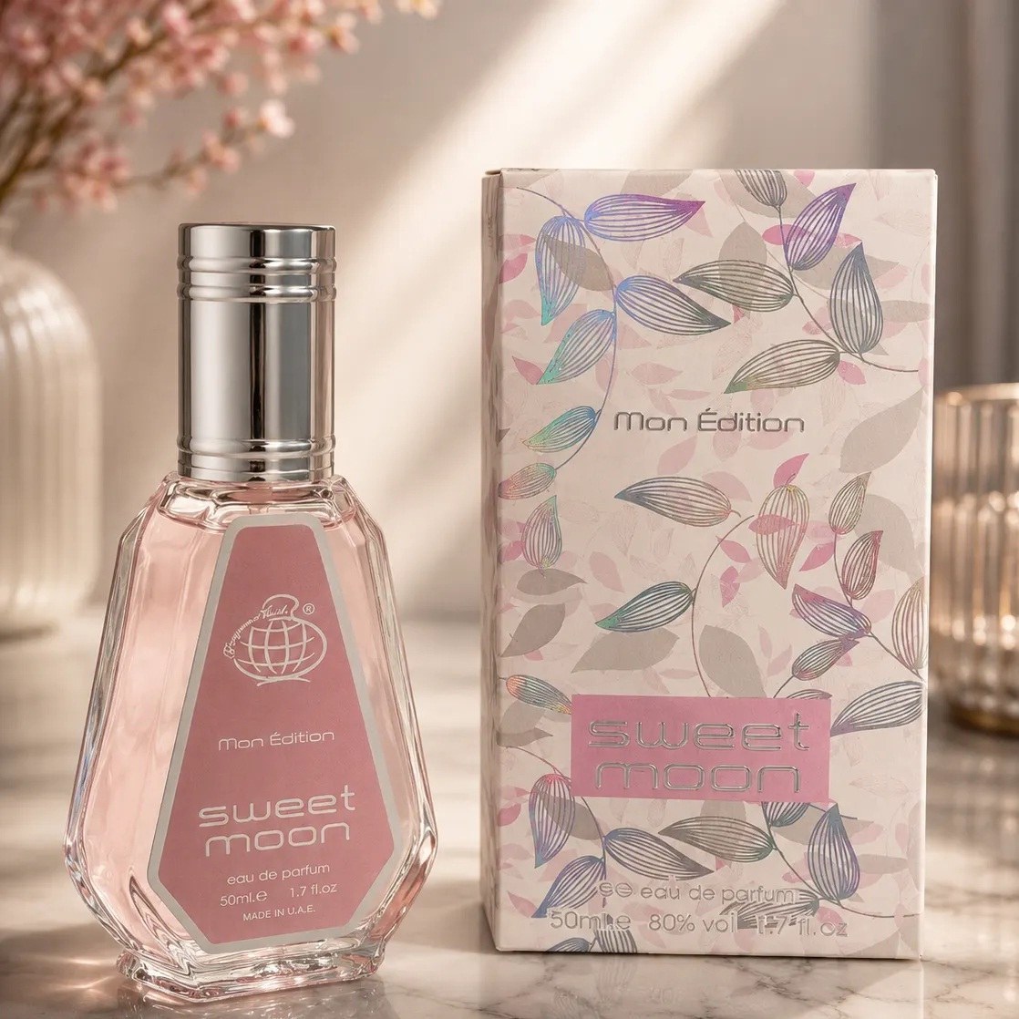 عطر زنانه 50 میل (مون پاریس) Fragrance World Sweet Moon