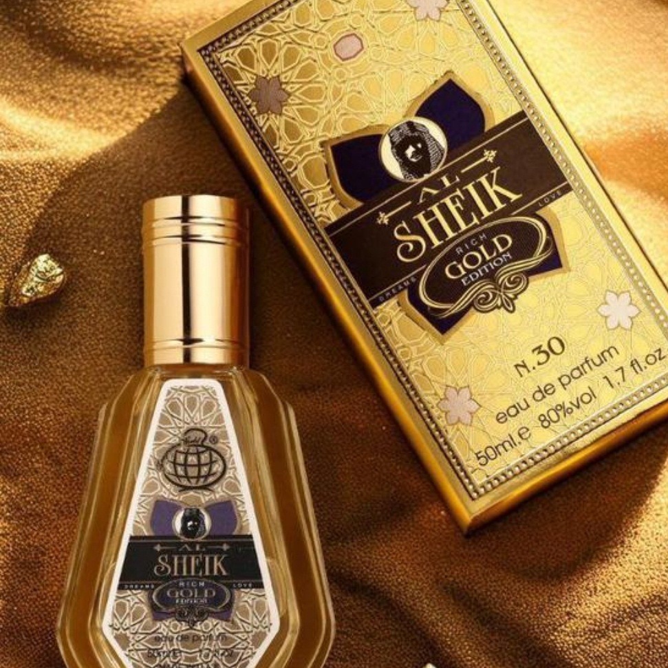عطر مردانه 50 میل fragrance World Al Sheikh Rich Gold Edition