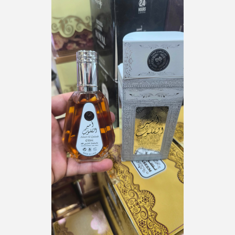 عطر ادکلن امیر القلوب برند ارض الزعفران 50 میل