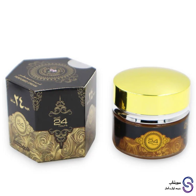 وازلین معطر عود 24 ساعت برند ارض الزعفران 20 گرمی