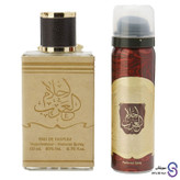 عطر احلام العرب برند ارض الزعفران 100 میل همراه با اسپری