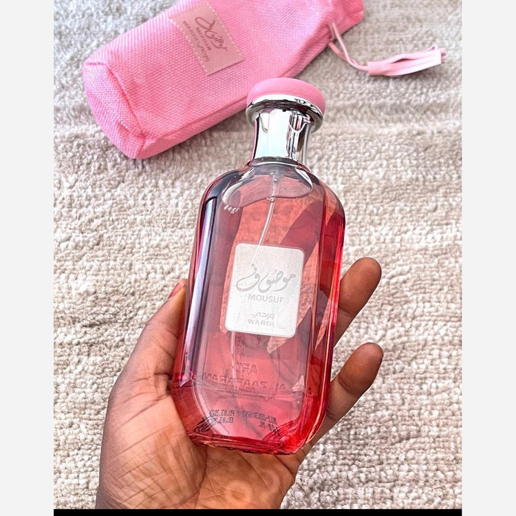 عطر ادکلن موصوف صورتی وردی Mousuf Wardi ارض الزعفران100 میل