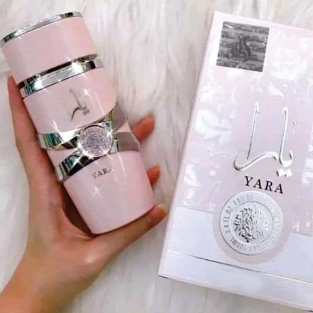 عطر ادکلن یارا صورتی YARA LATTAFA برند لطافه 100 میل