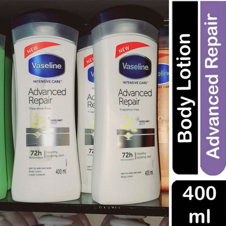 لوسیون بدن وازلین مدل Advanced Repair حجم 400 میل