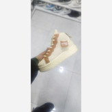 کتونی زنانه ساقدار زارا کتونی زارا دخترانه رنگ کرم قهوه ای