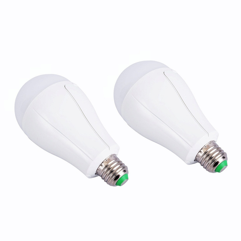 چراغ اضطراری مدل هوشمند کد YB-2113 20W با نور مهتابی مجموعه 2 عددی