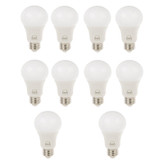 لامپ LED بروکس 10 وات مدل A60 پایه E27 بسته 10 عددی