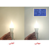 لامپ الایدی 9 وات پارس استار مدل اشکی پایه E14 بسته 4 عددی