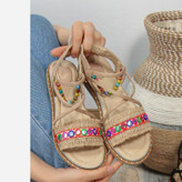 صندل سنتی مشکی کرم نسکافه ای