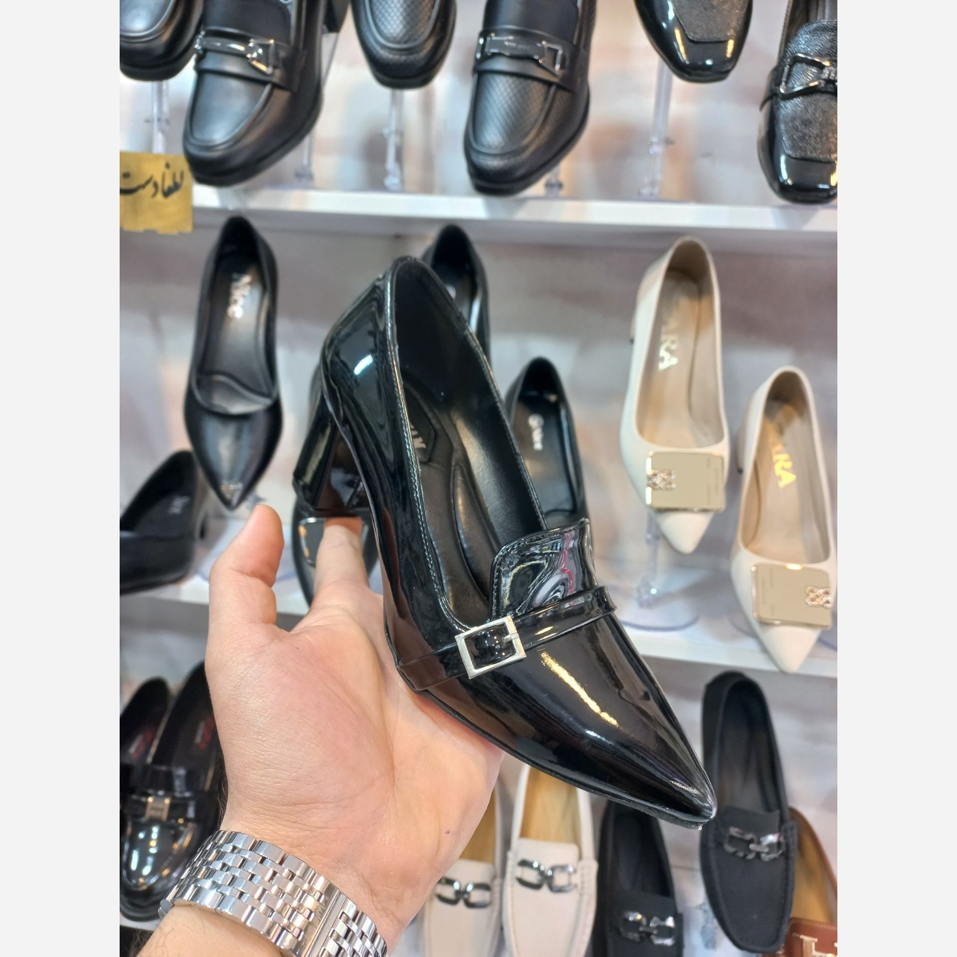 کفش مجلسی زنانه پاشنه دار