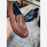 کفش طبی کارمندی مشکی و عسلی