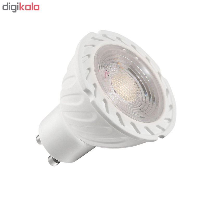 لامپ هالوژن 7 وات مدل GOL-010 پایه GU10 بسته 10 عددی