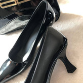 کفش سرخابی مشکی قهوه ای