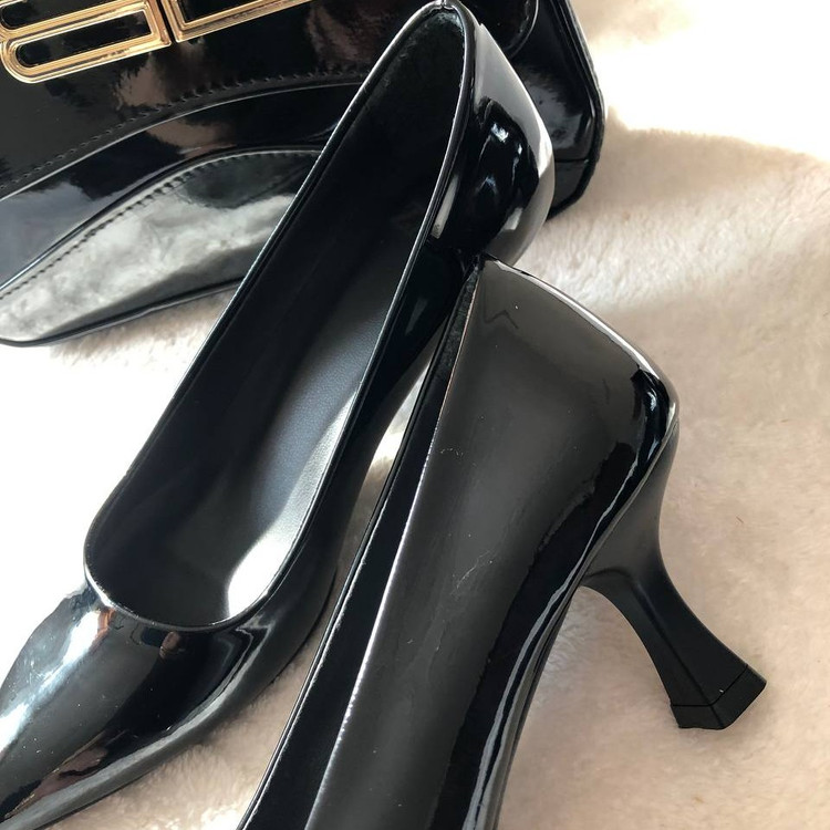 کفش سرخابی مشکی قهوه ای