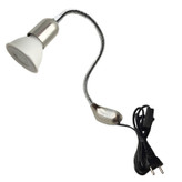 چراغ دیواری مدل خرطومی فلزی ثابت طرح بالا تابلویی پایه GU5.3 کد F541