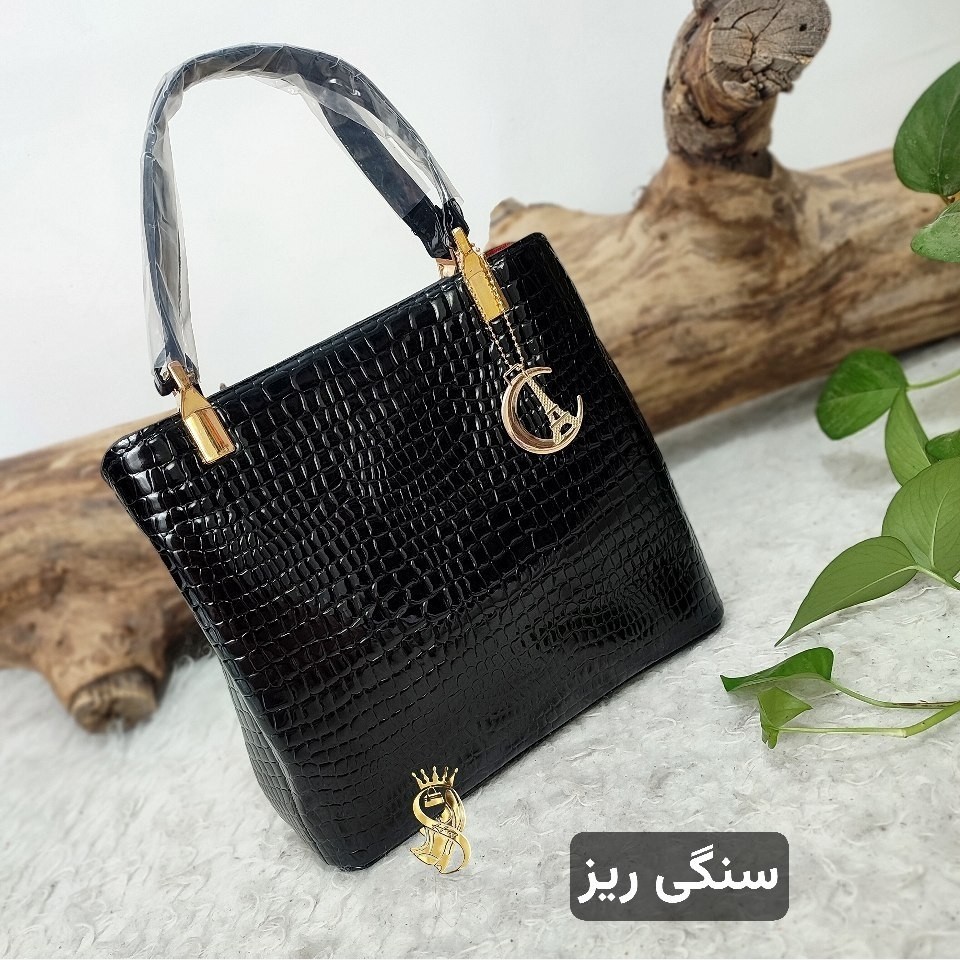 کیف مجلسی زنانه طرحدار ورنی