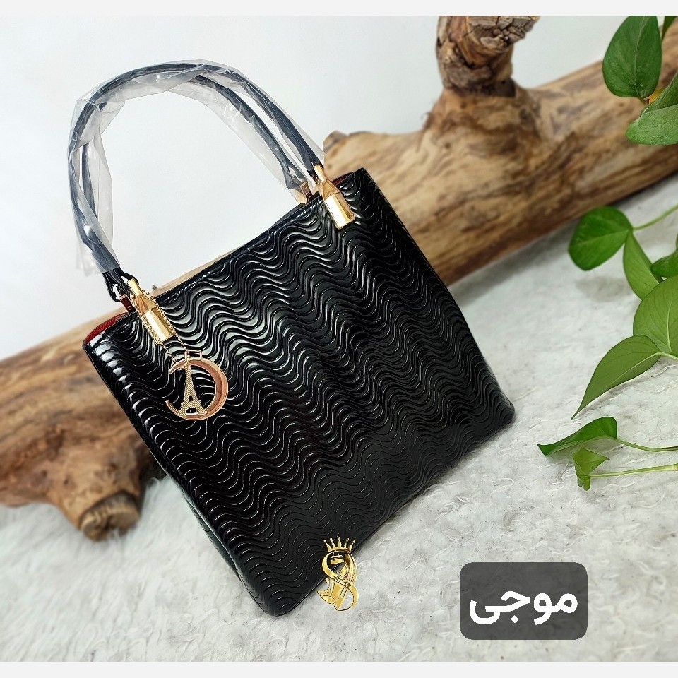 کیف مجلسی زنانه طرحدار ورنی