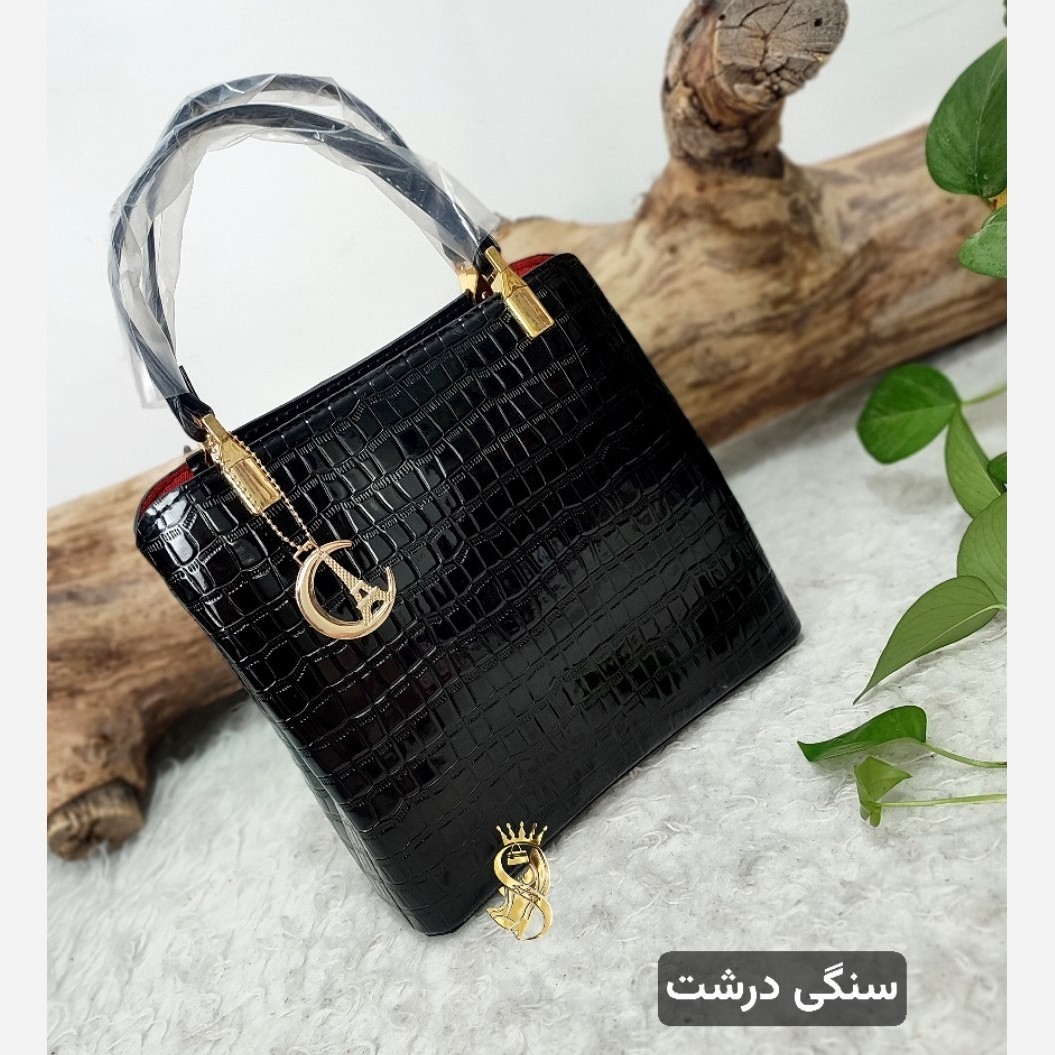 کیف مجلسی زنانه طرحدار ورنی