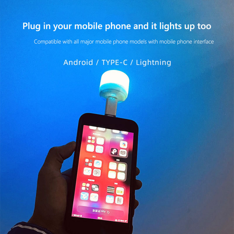 چراغ قوه مدل USB LIGHT بسته 2 عددی