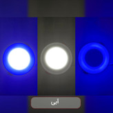 چراغ سقفی ال ای دی 12 وات پرشین لایت مدل 3 حالته طرح توکار گرد