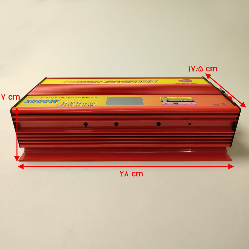 مبدل برق خودرو مدل JC-2000W ظرفیت 2000 وات