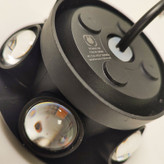چراغ دیواری مدل سفینه 6 طرفه RGB 7W کد 060