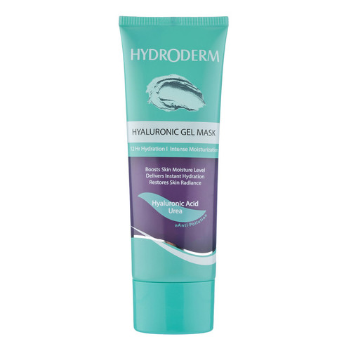 ماسک آبرسان و مرطوبکننده صورت و بدن هیدرودرم مدل Hyaluronic حجم 100 میلیلیتر مناسب پوست معمولی با ترکیبات هیالورونیک اسید و خاصیت درخشانکنندگی