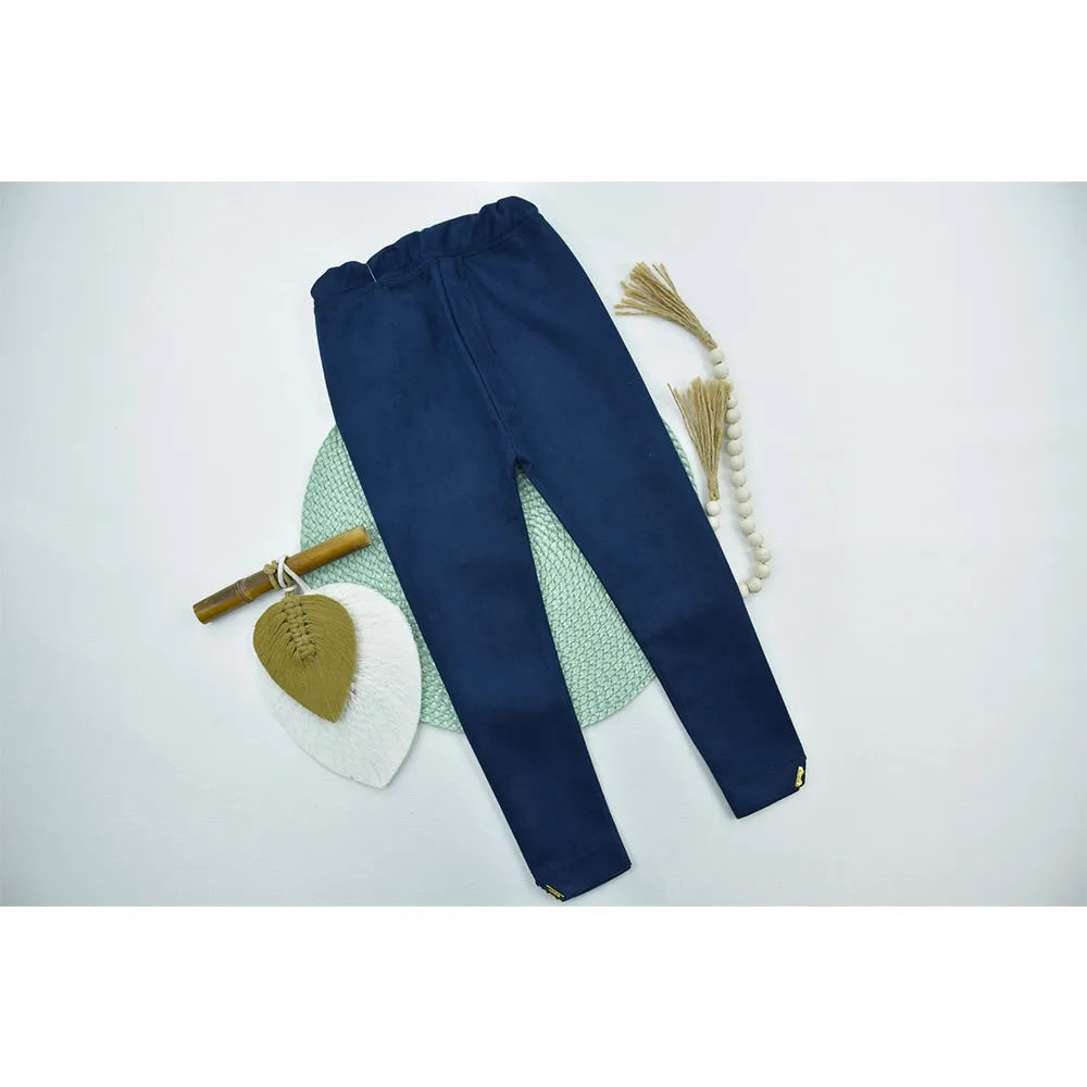 شلوار سوئیت دخترانه مخمل کمر کشی استایل جذب سایز 6 تا 10 سال