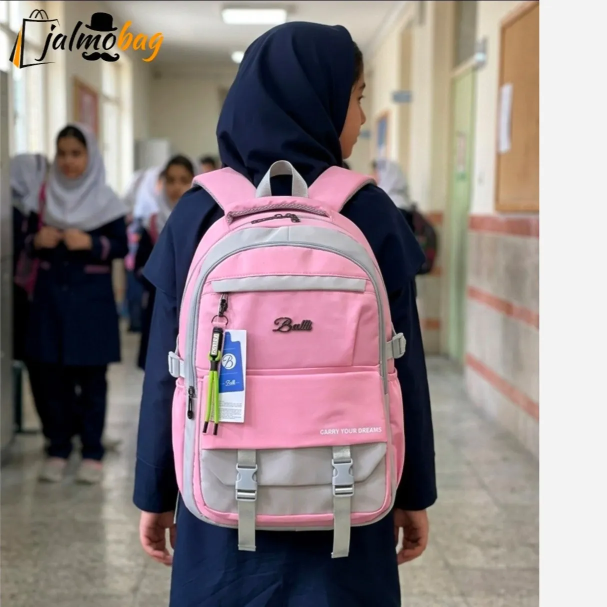 کوله پشتی اسپرت جادار ضد آب پارچه ریپس خارجی