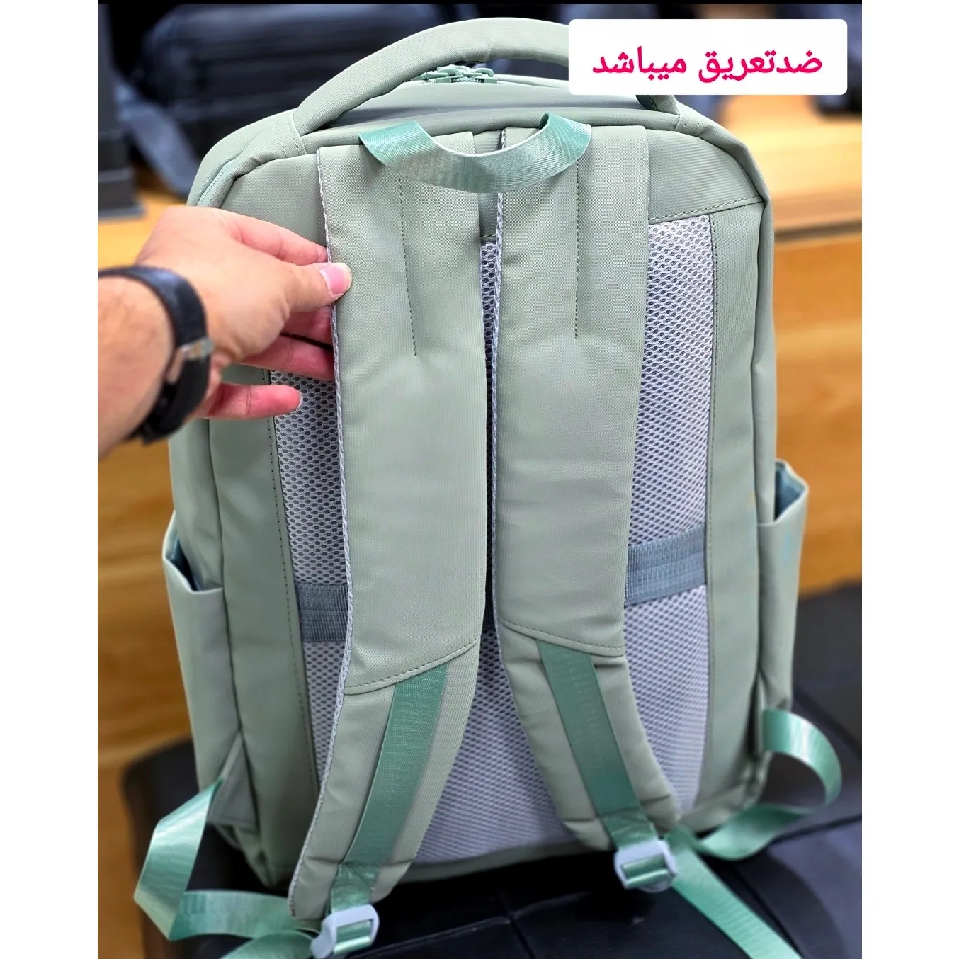 کوله پشتی پاستیلی اسپرت پریزیدنت وارداتی ضد خش جادار با محفظه لپ تاپ