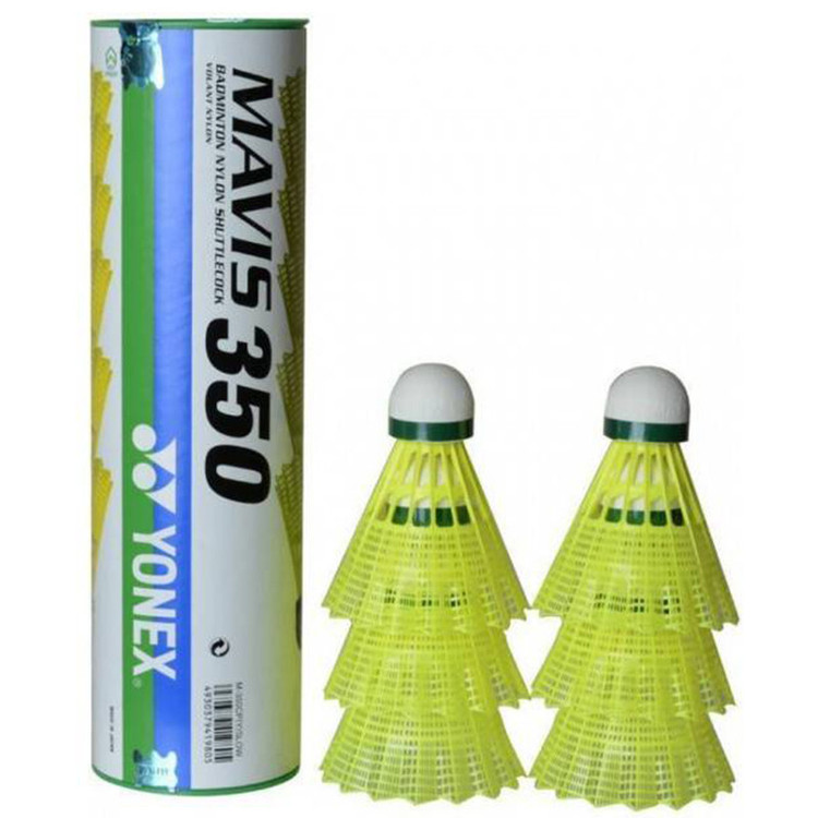 توپ بدمینتون مدل Mavis 350 بسته 6 عددی سایز 4