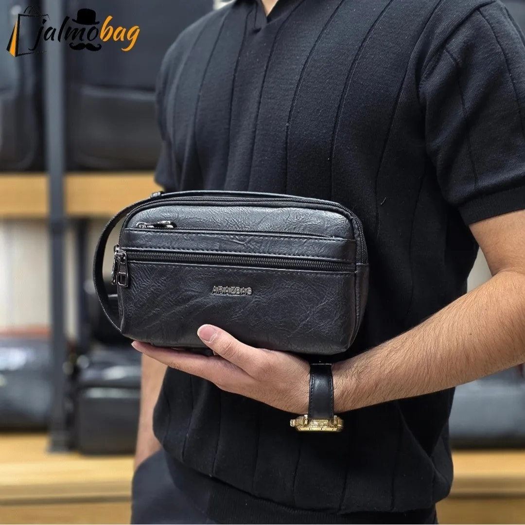 کیف دستی مردانه شوزبگ چرم سوگو خارجی ضد خش (2)