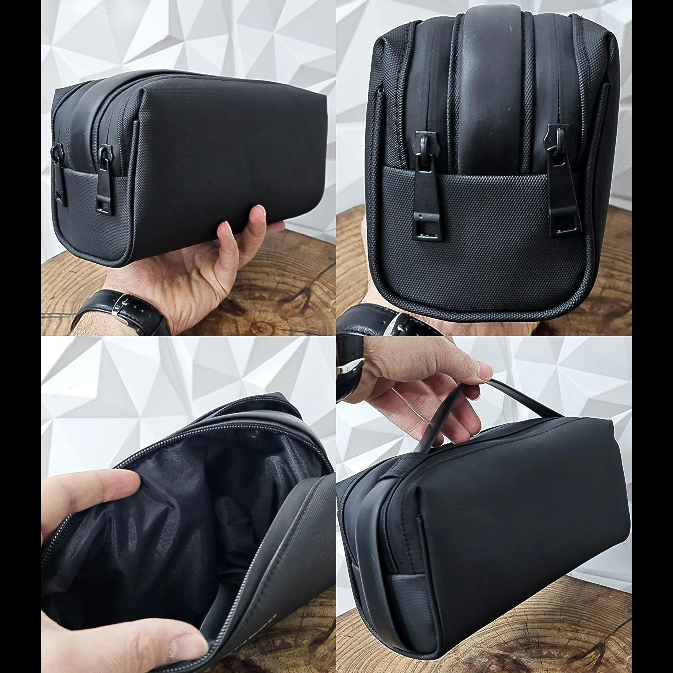 کیف دستی مردانه ضد آب سیلیکونی دو خانه (2)