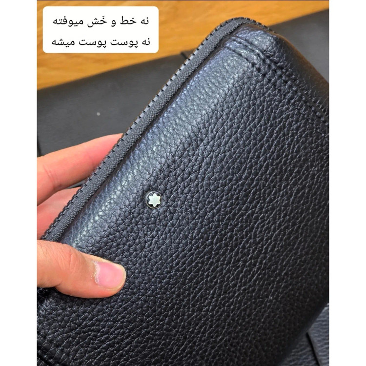 کیف دستی پاسپورتی مونت بلانک چرم وارداتی (2)
