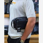 کیف دستی دوحالته مونت بلانک چرم وارداتی چهار زیپ