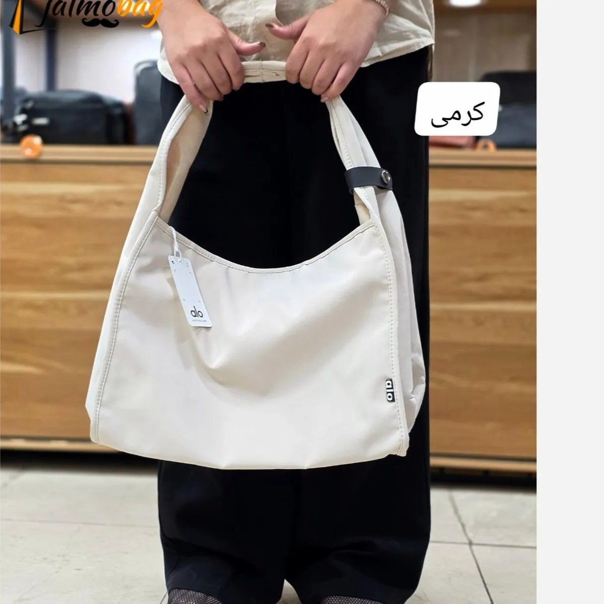 ساک پینترستی زنانه پارچه خلبانی وارداتی مناسب روزمره و ورزش