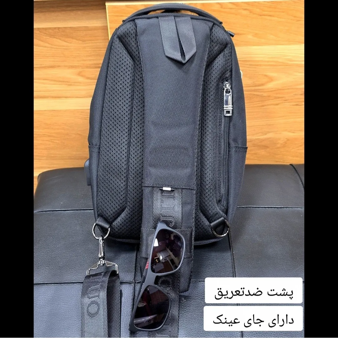 بادی بگ وارداتی برند جیتو JITUO پارچه برزنتی ضخیم آبگریز دارای پورت USB