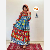 ساحلی کریشه هندی نخ وارداتی فری سایز کش دوزی شده