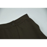 شلوار بگ زنانه پارچه مازراتی کج راه رنگ قهوه ای