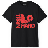 تیشرت آستین کوتاه مردانه طرح باشگاه بدنسازی جنس نخ و پلی استر