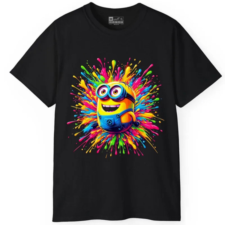 تیشرت آستین کوتاه مردانه یقه گرد طرحدار کد 872