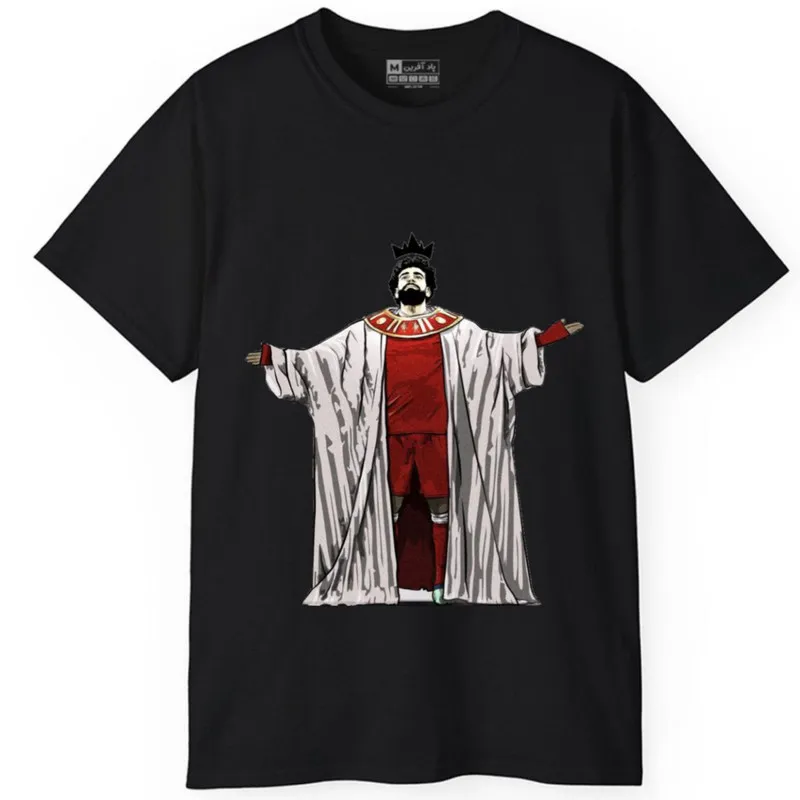 تیشرت آستین کوتاه مردانه طرح محمد صلاح مدل 449 جنس نخ و پلی استر