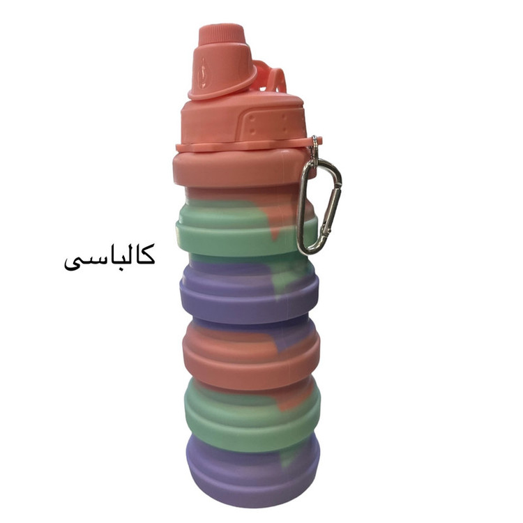 قمقمه مدل سیلیکونی تاشو New 2 گنجایش ۰.۵ لیتر