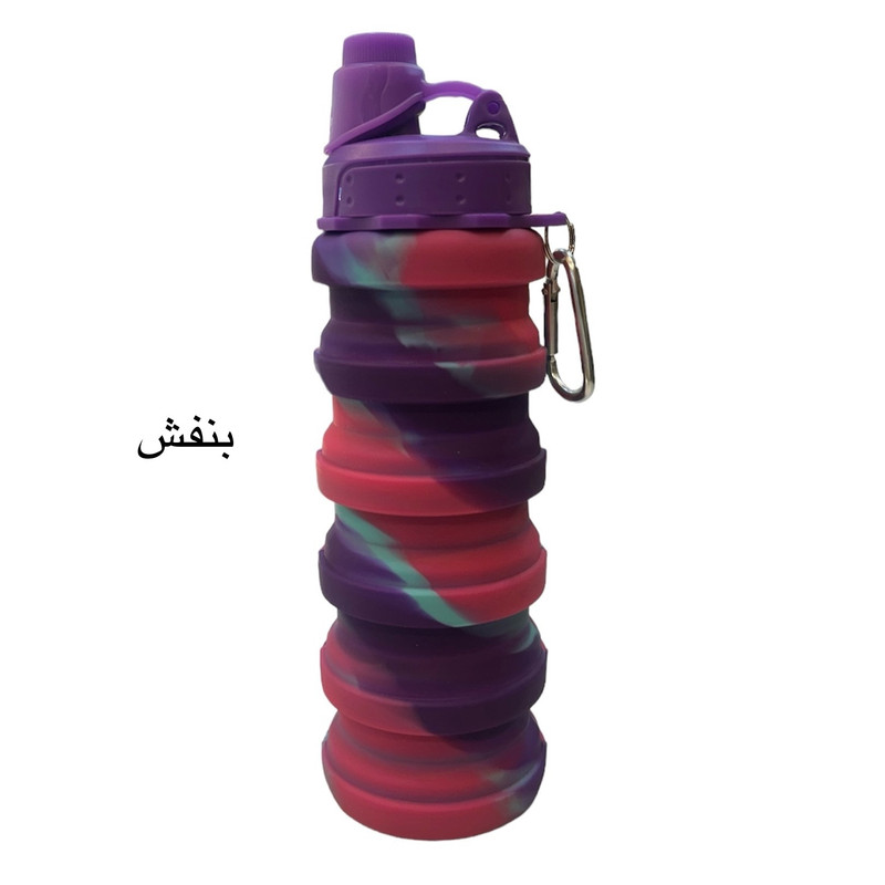 قمقمه مدل سیلیکونی تاشو New 2 گنجایش ۰.۵ لیتر