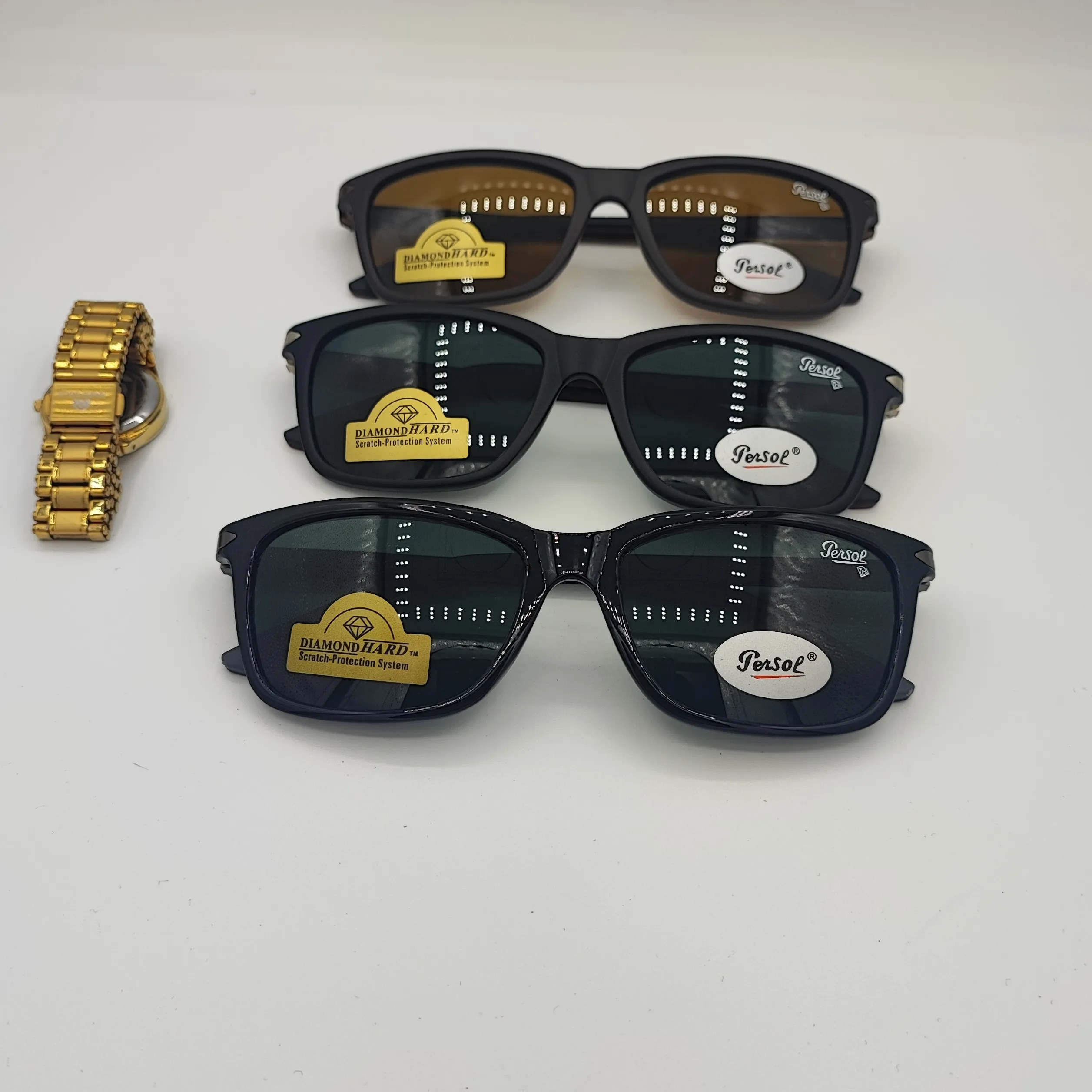 عینک آفتابی پرسول کد 8081 شیشه سنگ persol مناسب آقایان و بانوان