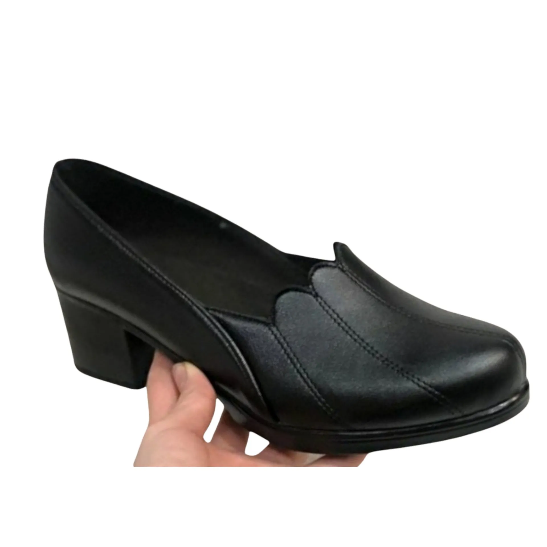 کفش زنانه طبی پاشنه دار چرمی طرح zara
