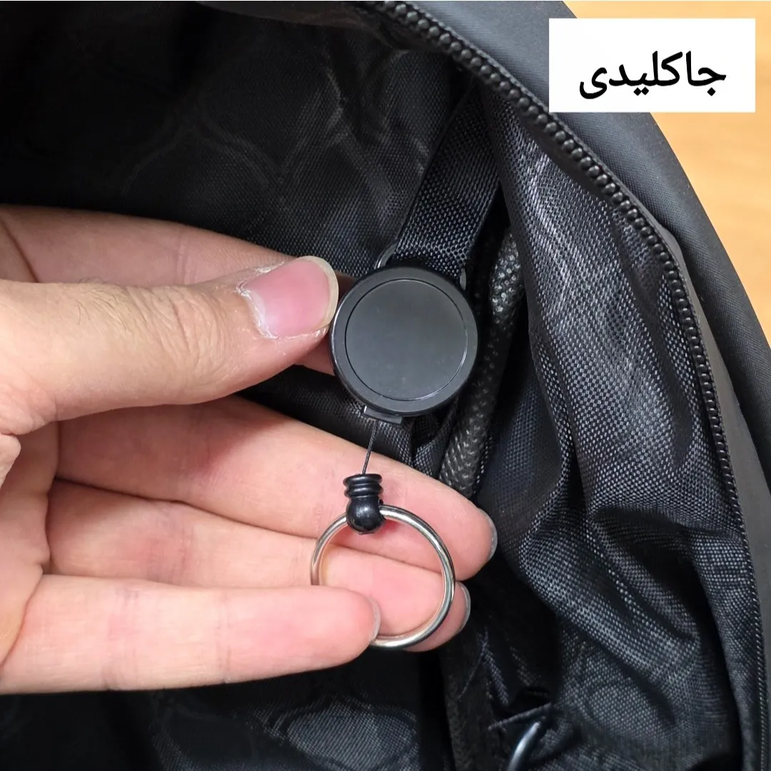 کوله پشتی لپتاپ دانشجویی و اداری قفل دار مناسب لپتاپ تا 17.5 اینچ مردانه و زنانه