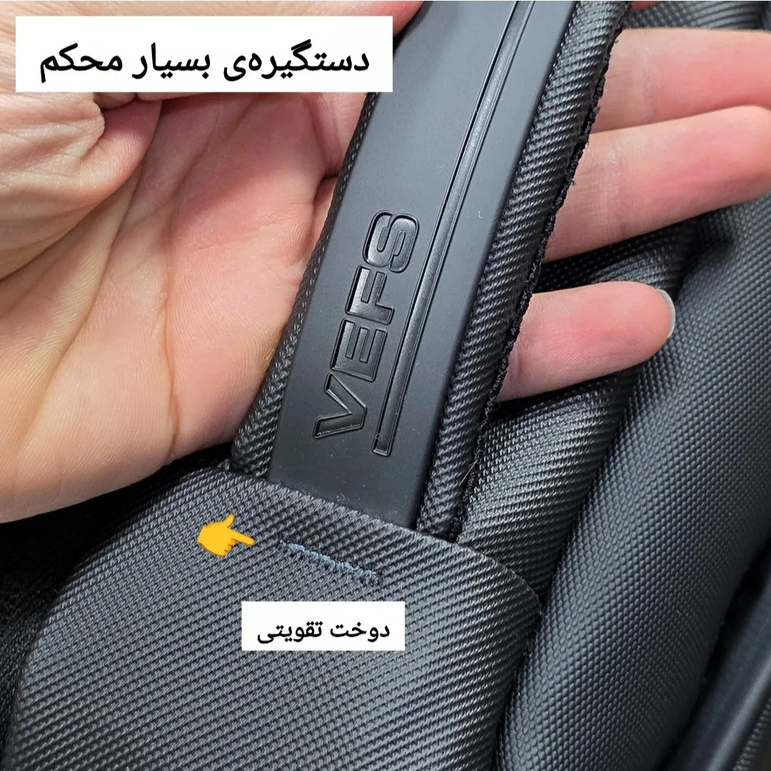 کوله پشتی لپتاپ دانشجویی و اداری قفل دار مناسب لپتاپ 17.5 اینچ