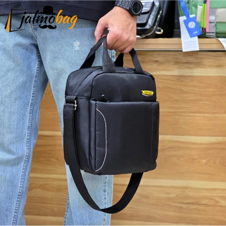 کیف ظرف غذا دستی و دوشی پارچه ای کجراه خ خارجی جیب دار